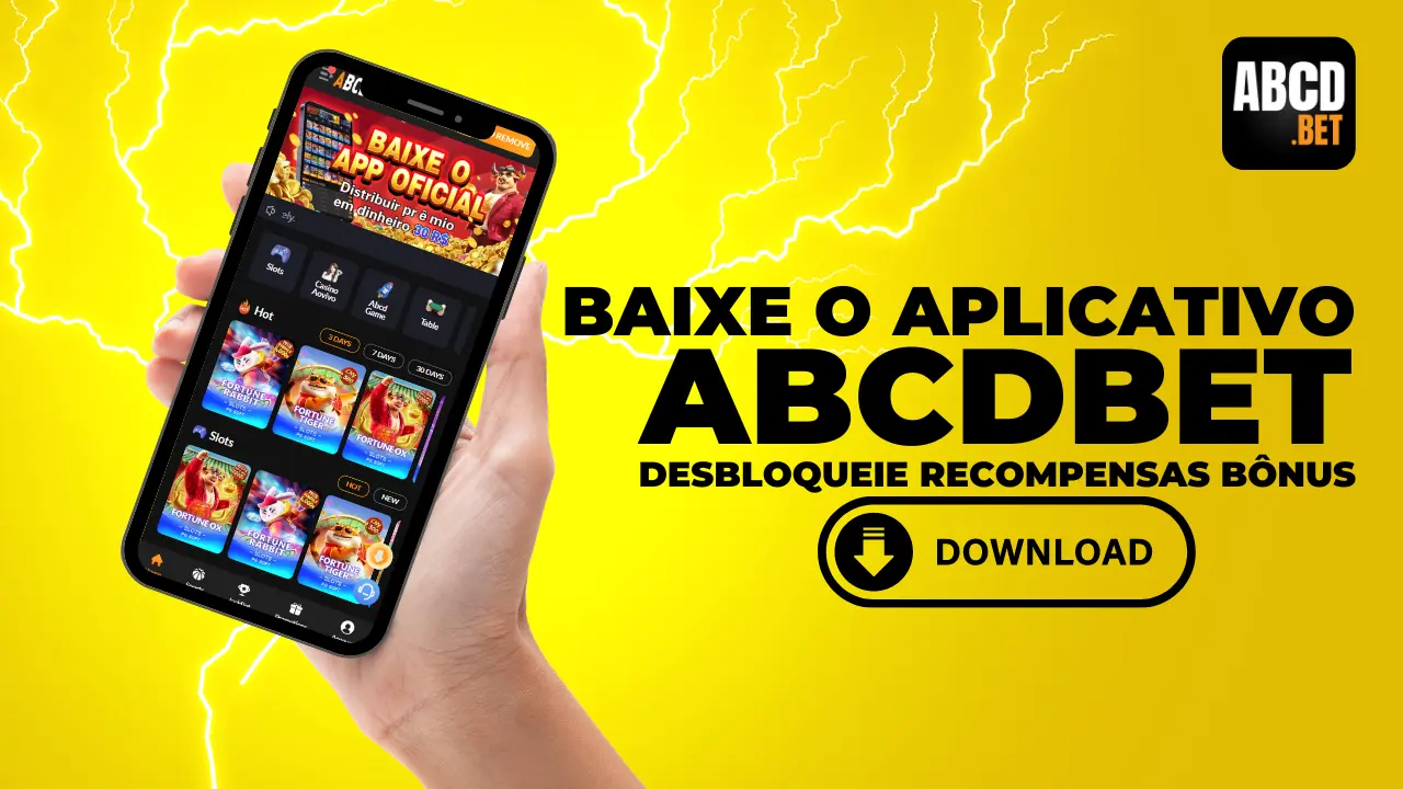 Jogue a qualquer hora, em qualquer lugar: baixe o aplicativo ABCDbet e desbloqueie recompensas bônus